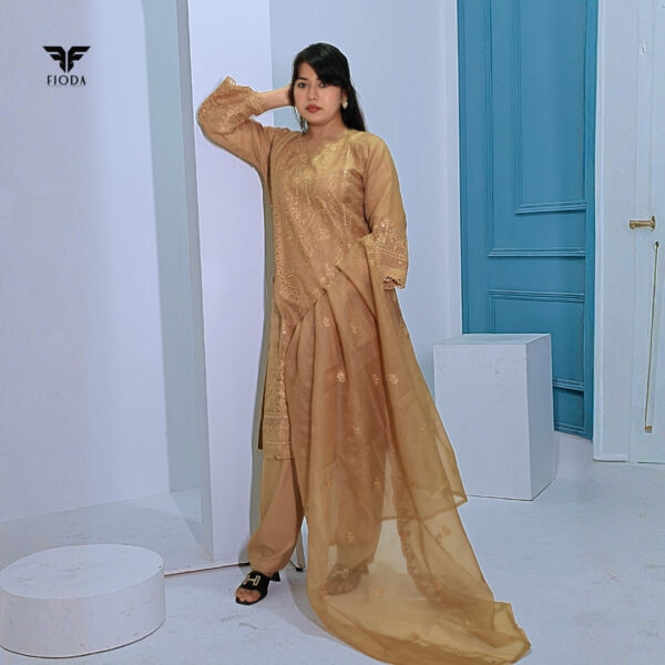 Pakistani Inspired Premium Kota Three piece