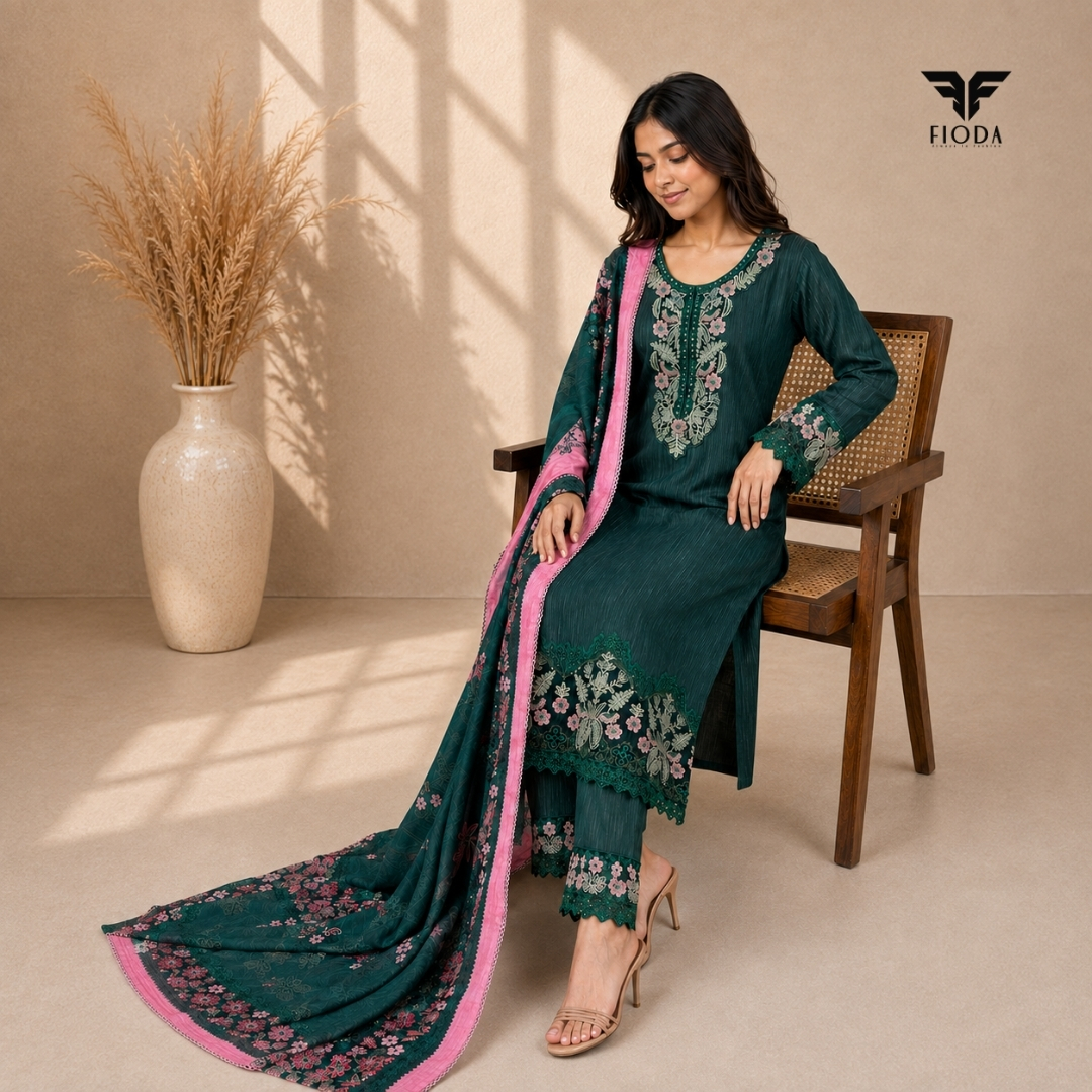 Premium Cotton Three Piece Collection - Image 4