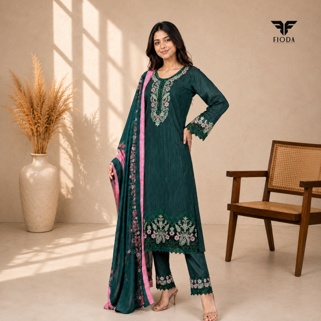 Premium Cotton Three Piece Collection - Image 3